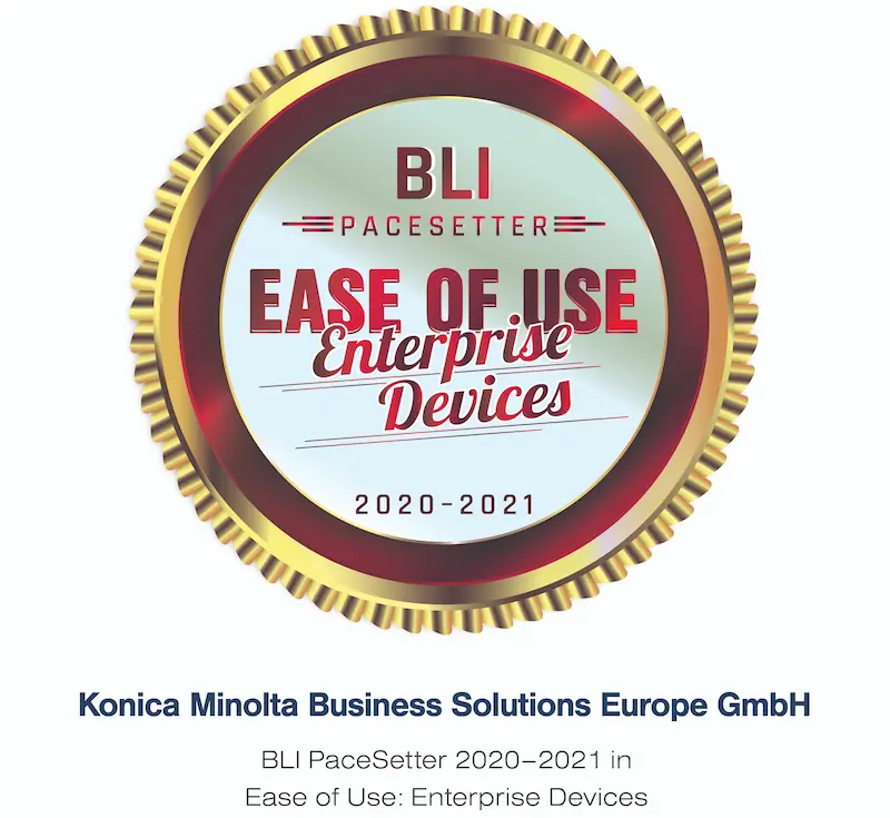  DU BLI PaceSetter award for ease of use in its enterprise devices