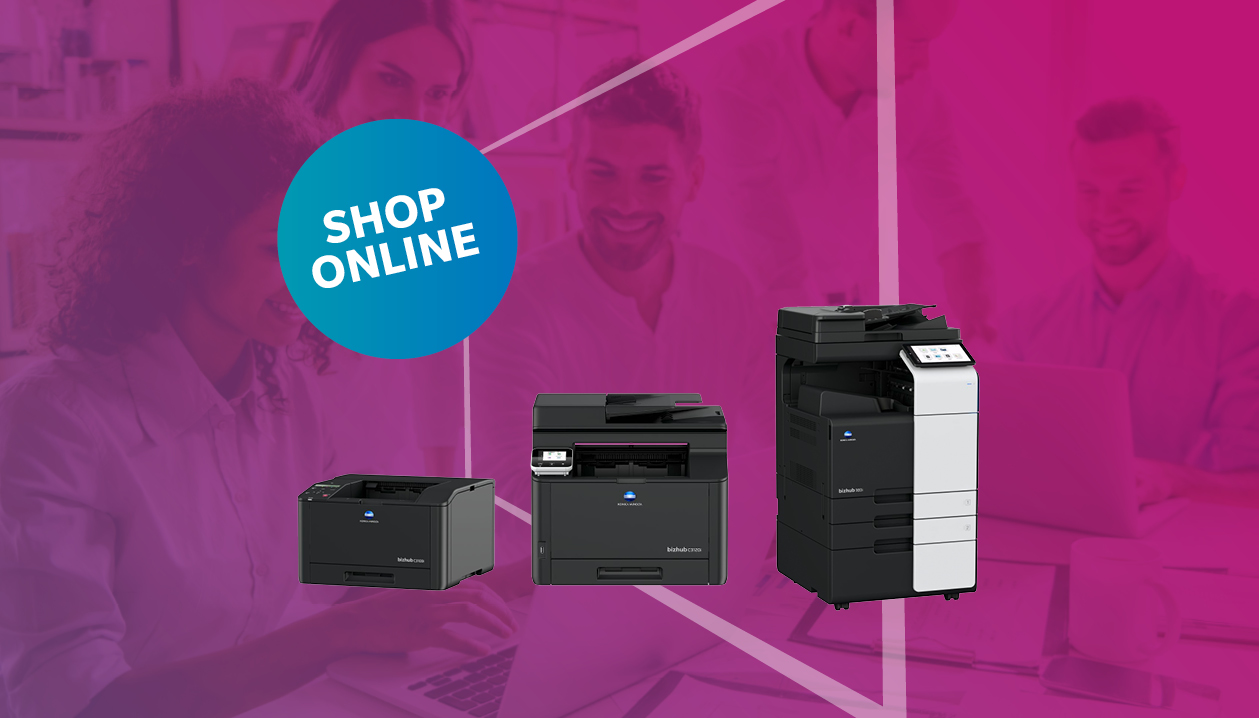 Shop uw printer online met Konica Minolta 