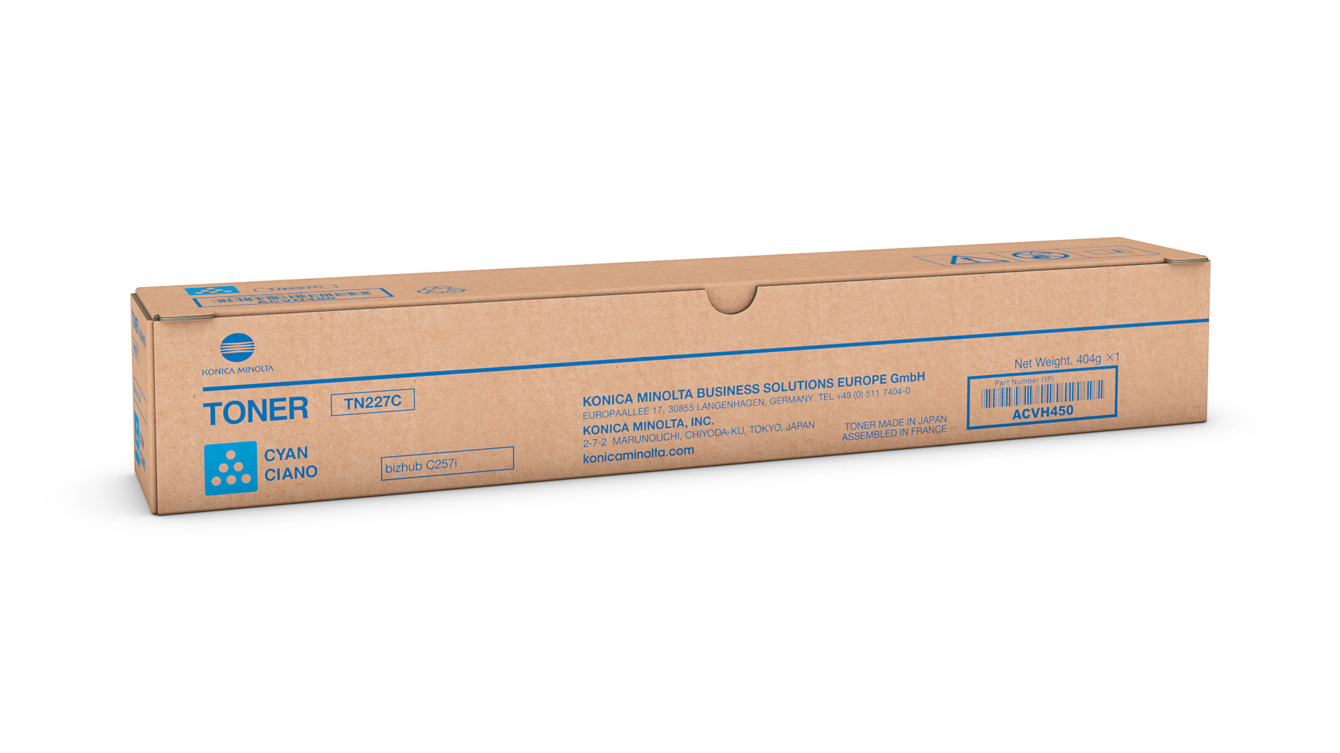  Toner Cyan for bizhub C257i - TN227C