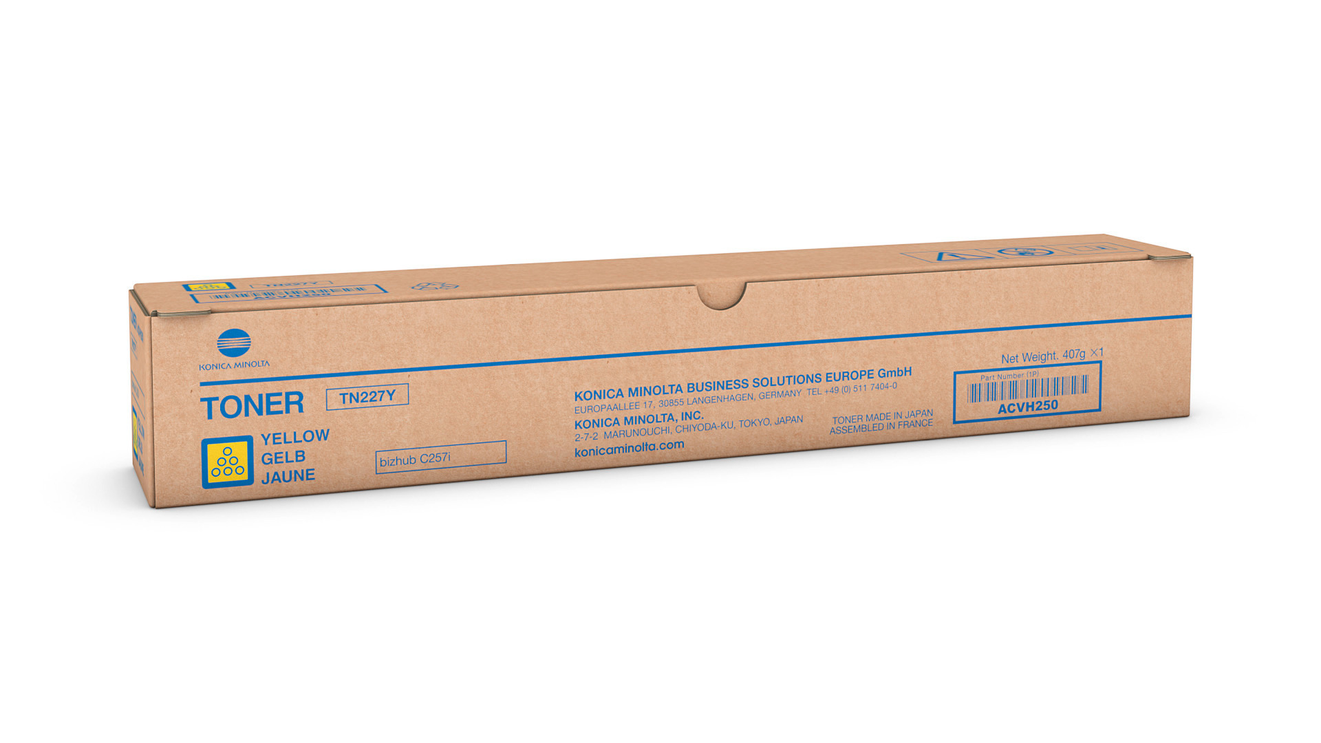  Toner Yellow for bizhub C257i - TN227Y