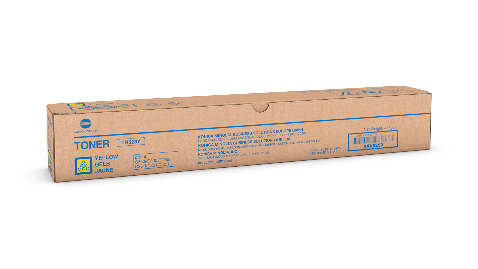 Toner Yellow for bizhub C250i/C251i/C300i/C301i/C360i/C361i - TN328Y 