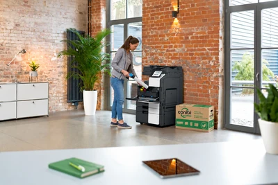 You print and we take care of recycling your print supplies